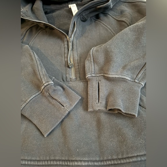 Lululemon Oversized Half-Zip Scuba Black - Picture 10 of 16